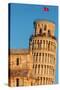 Europe,Italy,Tuscany,Pisa. Detail of the tower and the cathedral-ClickAlps-Stretched Canvas