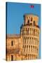 Europe,Italy,Tuscany,Pisa. Detail of the tower and the cathedral-ClickAlps-Stretched Canvas