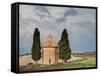 Europe, Italy, Tuscany, San Quirico Dorcia. the Vitaleta Chapel-Julie Eggers-Framed Stretched Canvas