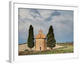Europe, Italy, Tuscany, San Quirico Dorcia. the Vitaleta Chapel-Julie Eggers-Framed Photographic Print