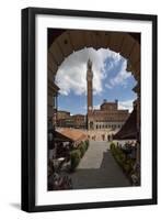 Europe, Italy, Tuscany, Siena, Piazza Del Campo-Gerhard Wild-Framed Photographic Print