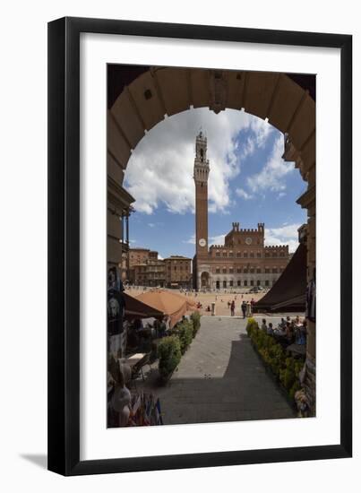 Europe, Italy, Tuscany, Siena, Piazza Del Campo-Gerhard Wild-Framed Photographic Print
