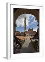 Europe, Italy, Tuscany, Siena, Piazza Del Campo-Gerhard Wild-Framed Photographic Print