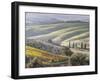 Europe, Italy, Tuscany. Tuscan Landscape in Autumn-Julie Eggers-Framed Premium Photographic Print