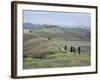 Europe, Italy, Tuscany. Tuscan Landscape in Autumn-Julie Eggers-Framed Photographic Print