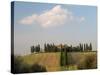 Europe, Italy, Tuscany. Tuscan Villa Near the Town of Pienza-Julie Eggers-Stretched Canvas