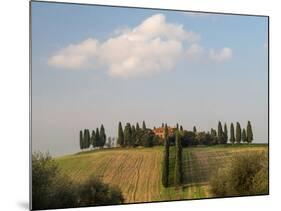 Europe, Italy, Tuscany. Tuscan Villa Near the Town of Pienza-Julie Eggers-Mounted Photographic Print
