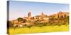 Europe,Italy,Umbria,Perugia district. Spello at sunset-ClickAlps-Stretched Canvas