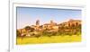 Europe,Italy,Umbria,Perugia district. Spello at sunset-ClickAlps-Framed Photographic Print