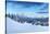 Europe, Italy, Veneto, Belluno. Winter at the Duran pass, Dolomites-ClickAlps-Stretched Canvas