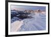 Europe, Italy, Veneto, Belluno. Winter view from Mount Pore northward, Dolomites-ClickAlps-Framed Photographic Print