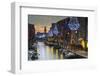 Europe, Italy, Veneto, Venice, Murano, Christmas Decoration on a Canal-Christian Kober-Framed Photographic Print