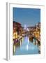 Europe, Italy, Veneto, Venice, Murano, Christmas Decoration on a Canal-Christian Kober-Framed Photographic Print