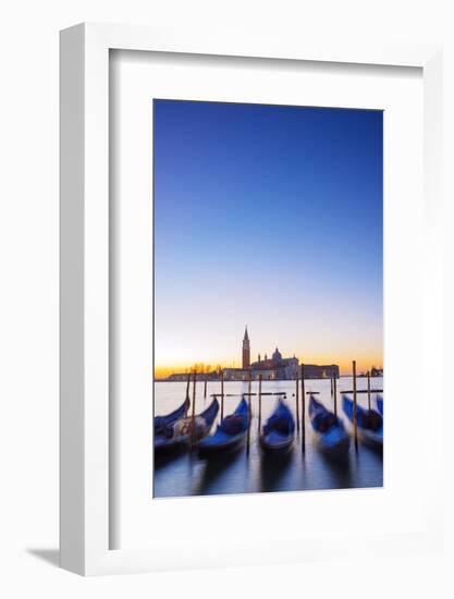 Europe, Italy, Veneto, Venice, San Giorgio Maggiore Church across Basino Di San , Sunrise-Christian Kober-Framed Photographic Print