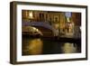 Europe, Italy, Venice, Night Canal-John Ford-Framed Photographic Print