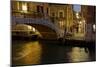 Europe, Italy, Venice, Night Canal-John Ford-Mounted Photographic Print