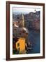 Europe, Italy, Vernazza. Cinque Terre Town of Vernazza, Italy-Kymri Wilt-Framed Photographic Print