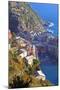 Europe, Italy, Vernazza. Cinque Terre Town of Vernazza, Italy-Kymri Wilt-Mounted Premium Photographic Print