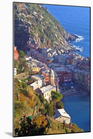 Europe, Italy, Vernazza. Cinque Terre Town of Vernazza, Italy-Kymri Wilt-Mounted Photographic Print