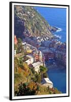 Europe, Italy, Vernazza. Cinque Terre Town of Vernazza, Italy-Kymri Wilt-Framed Premium Photographic Print