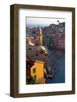 Europe, Italy, Vernazza. Cinque Terre Town of Vernazza, Italy-Kymri Wilt-Framed Photographic Print