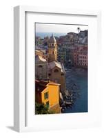 Europe, Italy, Vernazza. Cinque Terre Town of Vernazza, Italy-Kymri Wilt-Framed Photographic Print