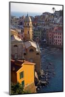 Europe, Italy, Vernazza. Cinque Terre Town of Vernazza, Italy-Kymri Wilt-Mounted Photographic Print