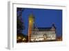 Europe, Luxembourg, Luxembourg City, Place De Metz, Bank Museum, Evening-Chris Seba-Framed Photographic Print