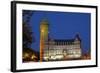 Europe, Luxembourg, Luxembourg City, Place De Metz, Bank Museum, Evening-Chris Seba-Framed Photographic Print