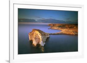 Europe, Maltese Islands, Gozo. Dramatic Scenery in Dwejra-Ken Scicluna-Framed Photographic Print