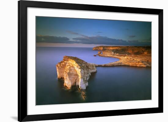 Europe, Maltese Islands, Gozo. Dramatic Scenery in Dwejra-Ken Scicluna-Framed Photographic Print