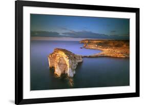 Europe, Maltese Islands, Gozo. Dramatic Scenery in Dwejra-Ken Scicluna-Framed Photographic Print