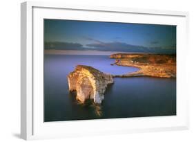 Europe, Maltese Islands, Gozo. Dramatic Scenery in Dwejra-Ken Scicluna-Framed Photographic Print