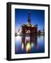 Europe, Maltese Islands, Malta. an Oil Rig at the Ship Repairing Site.-Ken Scicluna-Framed Photographic Print