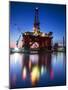 Europe, Maltese Islands, Malta. an Oil Rig at the Ship Repairing Site.-Ken Scicluna-Mounted Photographic Print