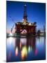 Europe, Maltese Islands, Malta. an Oil Rig at the Ship Repairing Site.-Ken Scicluna-Mounted Photographic Print