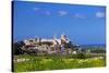 Europe, Maltese Islands, Malta. the Old Capital of Mdina with the Cathedral Dominating the Skyline.-Ken Scicluna-Stretched Canvas