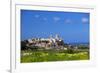 Europe, Maltese Islands, Malta. the Old Capital of Mdina with the Cathedral Dominating the Skyline.-Ken Scicluna-Framed Photographic Print