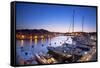 Europe, Maltese Islands, Malta. the Port of Vittoriosa with Luxury Yachts Parked at the Marina.-Ken Scicluna-Framed Stretched Canvas