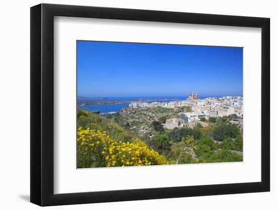 Europe, Maltese Islands, Malta. the Village of Melllieha Overlooking the Sea.-Ken Scicluna-Framed Photographic Print
