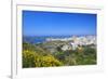 Europe, Maltese Islands, Malta. the Village of Melllieha Overlooking the Sea.-Ken Scicluna-Framed Photographic Print