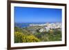 Europe, Maltese Islands, Malta. the Village of Melllieha Overlooking the Sea.-Ken Scicluna-Framed Photographic Print