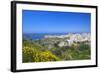 Europe, Maltese Islands, Malta. the Village of Melllieha Overlooking the Sea.-Ken Scicluna-Framed Photographic Print