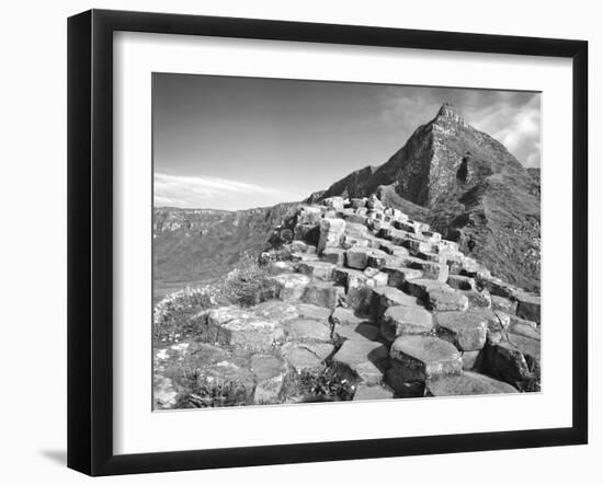Europe, Northern Ireland. Basalt Columns at the Giant's Causeway-Dennis Flaherty-Framed Photographic Print