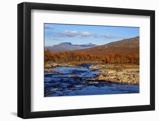 Europe, Norway, Nordnorwegen, Province Northern Country, Semska Stodi Nature Reserve, Course of a R-Bernd Rommelt-Framed Photographic Print