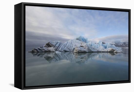 Europe, Norway, Svalbard. Drifting Ice from Monaco Glacier-Jaynes Gallery-Framed Stretched Canvas