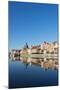 Europe, Poland, Gdansk, Canal Side Houses-Christian Kober-Mounted Photographic Print