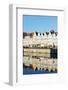 Europe, Poland, Gdansk, Canal Side Houses-Christian Kober-Framed Photographic Print