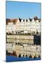 Europe, Poland, Gdansk, Canal Side Houses-Christian Kober-Mounted Photographic Print