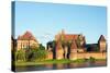 Europe, Poland, Pomerania, Medieval Malbork Castle, Marienburg Fortress of Mary, UNESCO Site-Christian Kober-Stretched Canvas